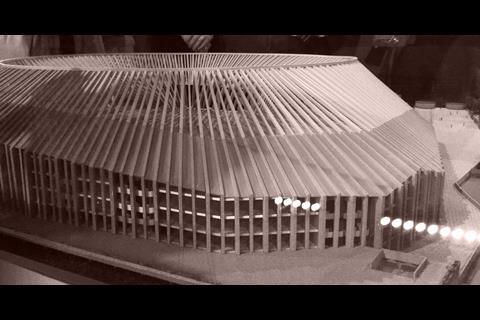 Herzog & de Meuron - model of proposed stadium for Chelsea FC
